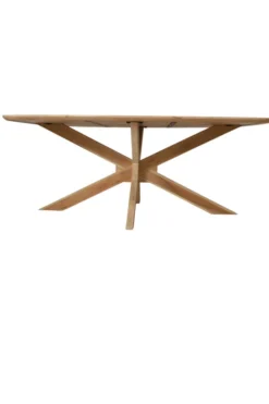 Acacia houten Deens ovale eettafel