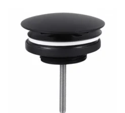 Afvoerplug zwart – open
