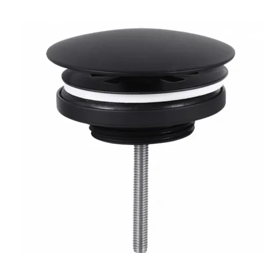 Afvoerplug zwart – open