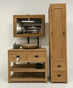 Badkamer meubel nieuw teakhout