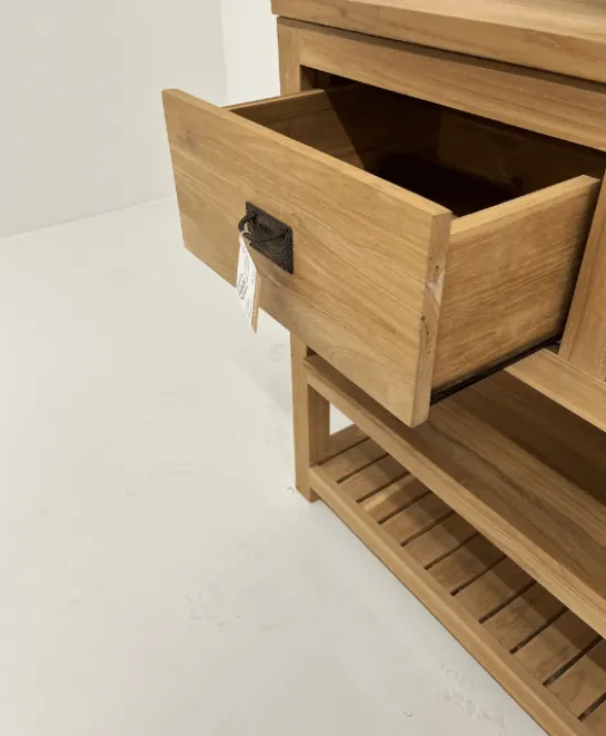 Badkamer meubel nieuw teakhout