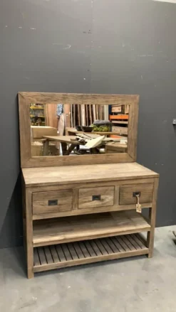 Badkamermeubel rustiek teak