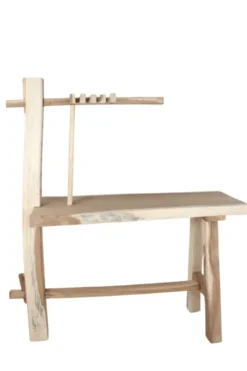 Bartafel met wijnrek suar hout