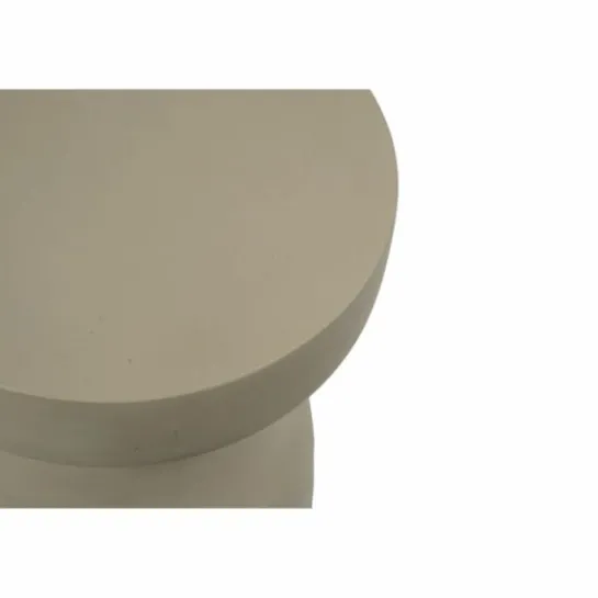 Beige bijzettafel rond