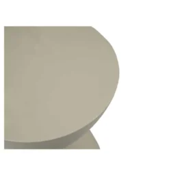 Beige zandloper bijzettafel