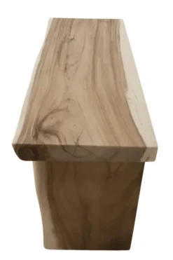 Boomstam suar houten badkamermeubel open 120 cm