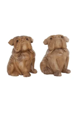 Bulldog van hout