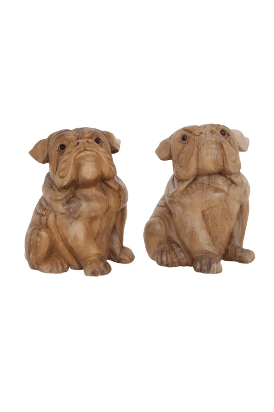 Bulldog van hout