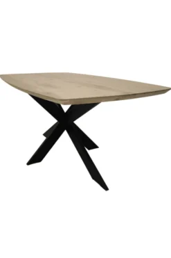 Deens ovale eettafel eiken 180 x 100 cm