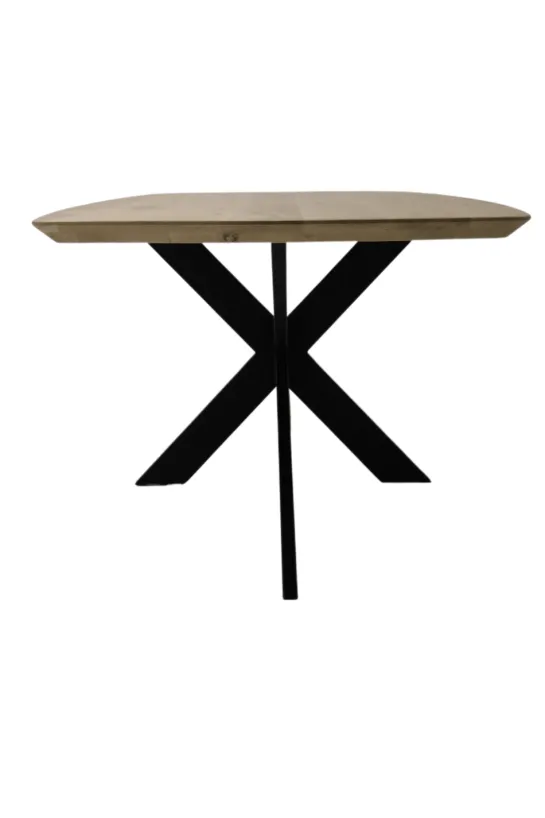 Deens ovale eettafel eiken 180 x 100 cm