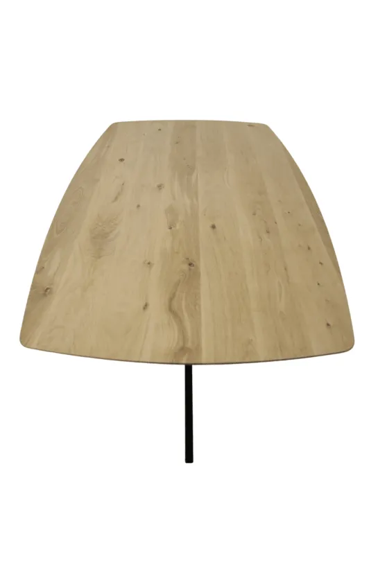 Deens ovale eettafel eiken 180 x 100 cm