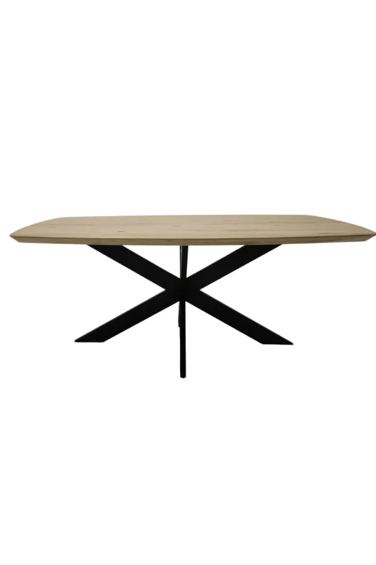 Deens ovale eettafel eiken 180 x 100 cm