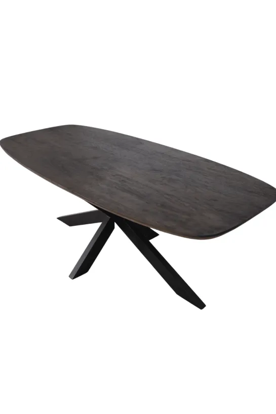 Deens Ovale Eettafel – Walnoot bruine Kleur – Mango Hout
