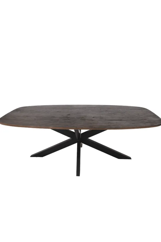 Deens Ovale Eettafel – Walnoot bruine Kleur – Mango Hout