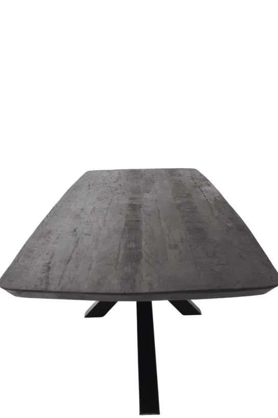 Deens ovale zwarte eettafel