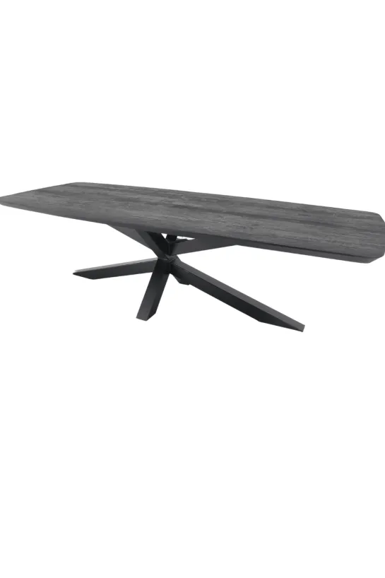 Deens ovale zwarte eettafel