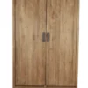 Dichte opbergkast teak hout 110cm