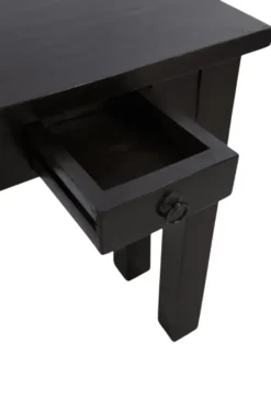 Donker bruine Houten Side Table 80 cm