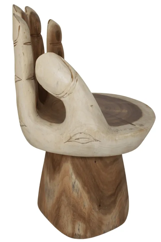 Draaibare Handstoel van Suar Hout