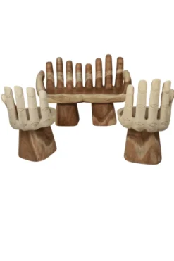 Draaibare Handstoel van Suar Hout
