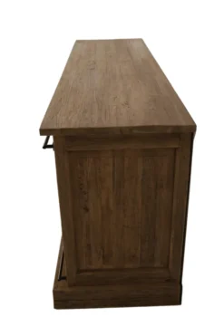 Dressoir 180 cm met metalen schuifdeuren