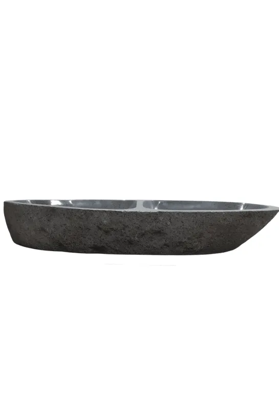 Dubbele rivierkei wasbak 100 cm