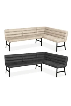 Eetkamerbank David 200 cm – Truffel