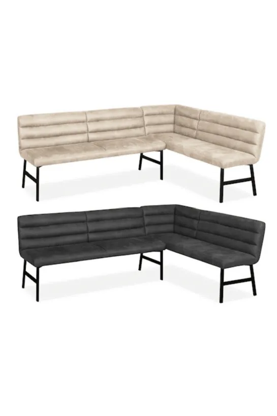Eetkamerbank David 200 cm – Truffel
