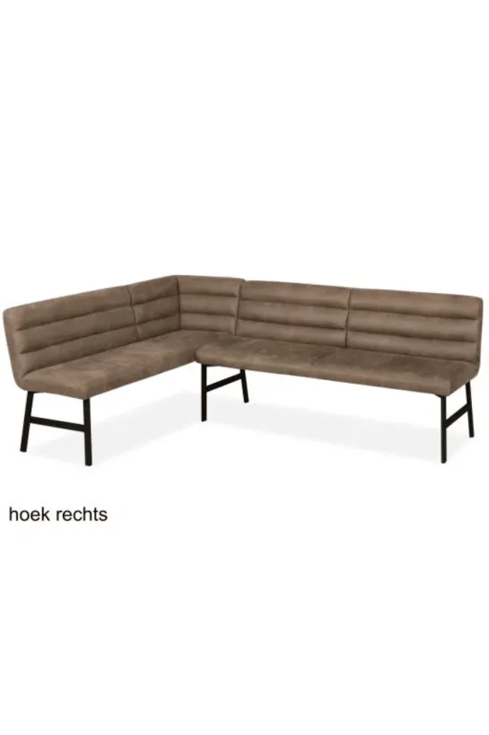 Eetkamerbank David 200 cm – Truffel