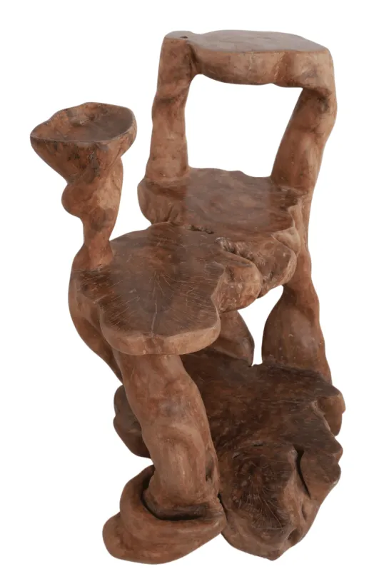 Etagere Ramboetan hout 100 cm