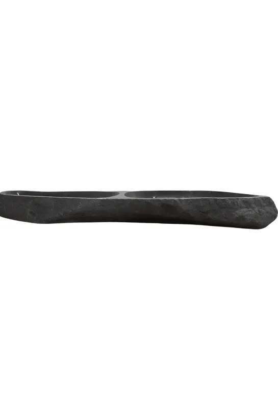 Extra grote dubbele rivierkei wasbak 140 cm