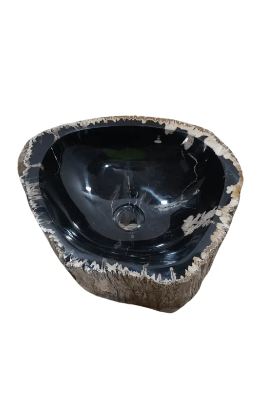 Fossiele Wasbak Natuurlijk Rond