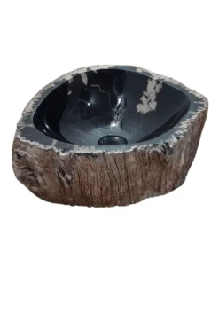 Fossiele Wasbak Natuurlijk Rond