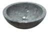 Grijze Ronde Marmeren Wasbak