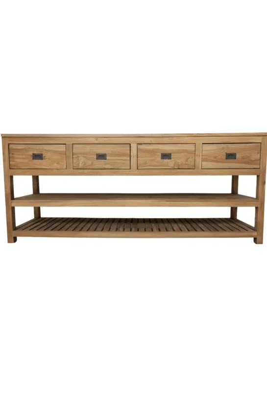 Groot Teakhouten Badkamermeubel – 200 cm