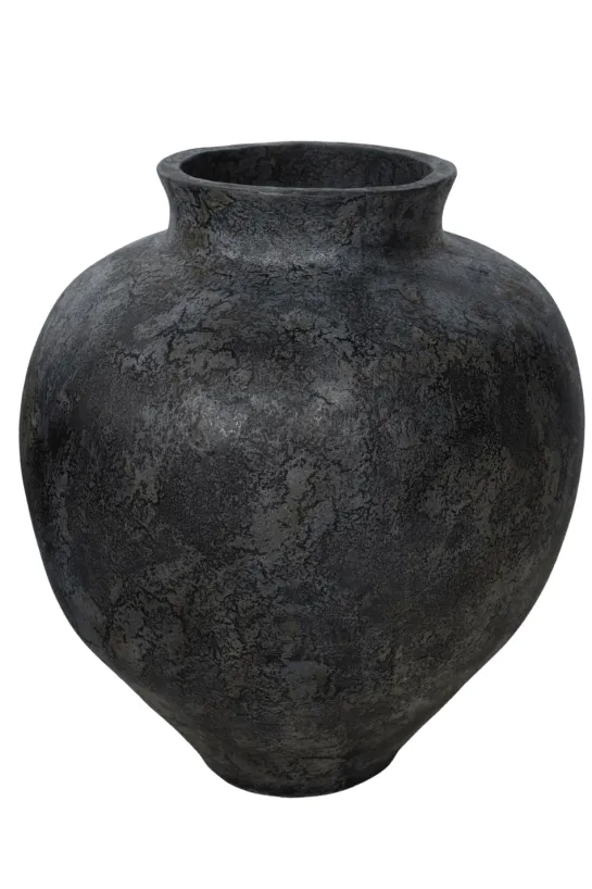 Grote blauwe pot kruik
