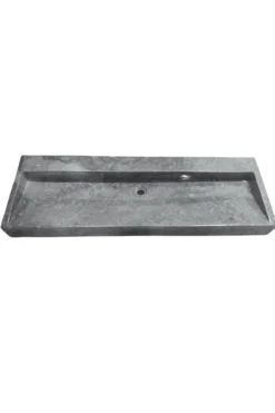 Grote grijze marmeren wasbak 120 cm
