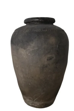 Grote landelijke vergrijsde kruik 80×120 cm