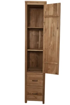 Hoge Badkamerkast van Teakhout – Kolomkast Full Wood