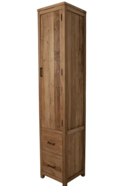 Hoge Badkamerkast van Teakhout – Kolomkast Full Wood