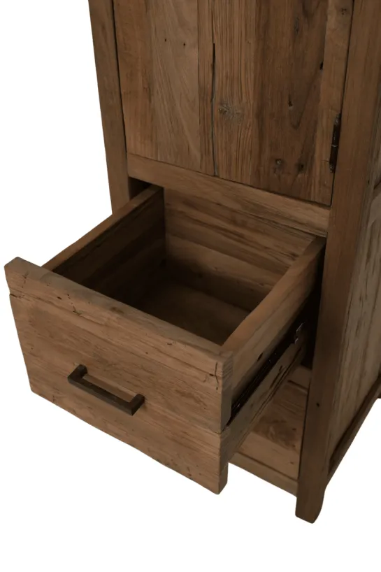 Hoge Badkamerkast van Teakhout – Kolomkast Full Wood