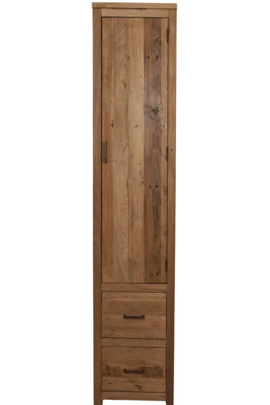 Hoge Badkamerkast van Teakhout – Kolomkast Full Wood