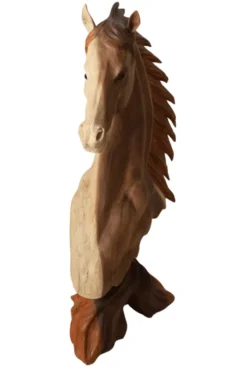 Houten Beeld van een Paardenhoofd