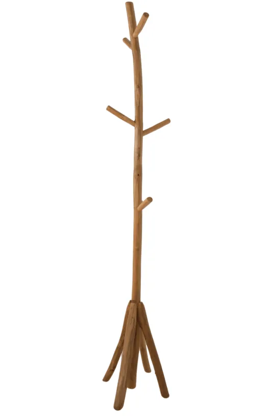 Houten staande kapstok