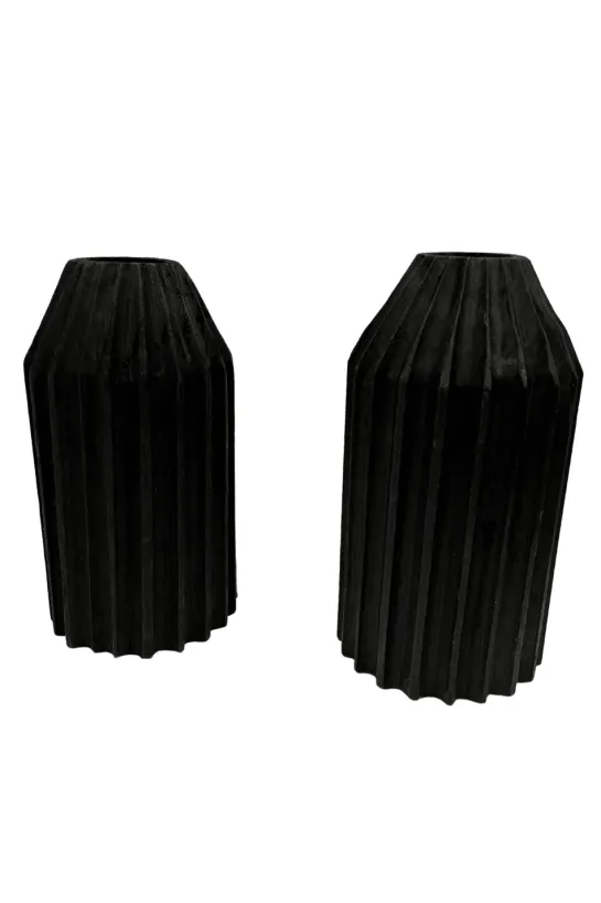 Houten vaasjes