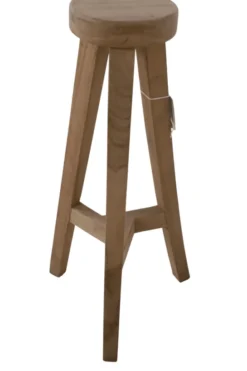 Klein Rond Plantentafeltje – Suar Hout