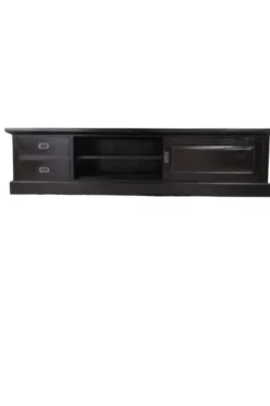 Koloniaal Zwart Houten TV-meubel
