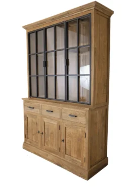 Landelijke vitrinekast 150 cm