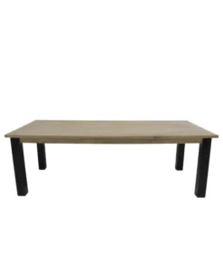 Licht teak houten eettafel