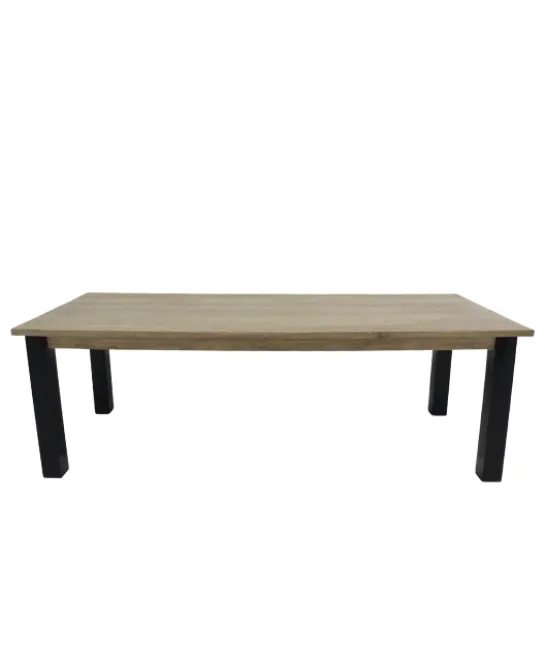 Licht teak houten eettafel